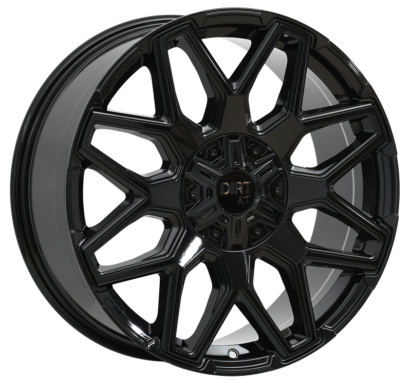 Dirt-AT D212 20 inch Glanzend zwart 8.5J ET40 6x139.7