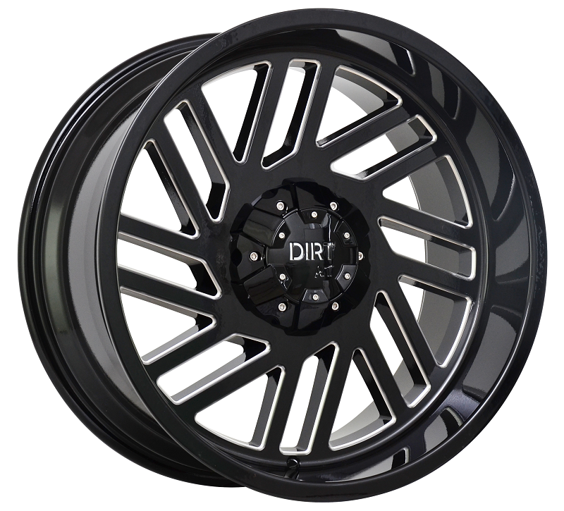 Dirt-AT D57 milled 20 inch Glossblack 10J ET-12 5x139.7