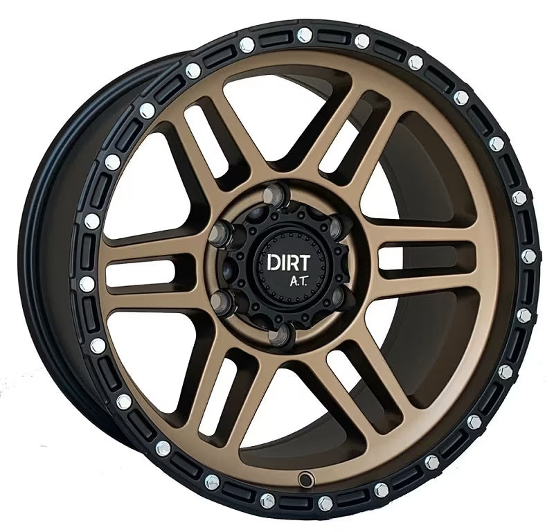 Dirt-AT D111 17 pulgadas Bronce satinado 6x139.7