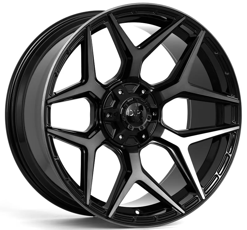 Dirt-AT D44 22 pulgadas Negro Pulido 6x139.7