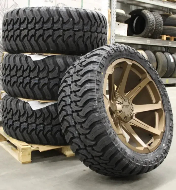 Dirt-AT D05 ancho 22 pulgadas bronce satinado 5x139.7