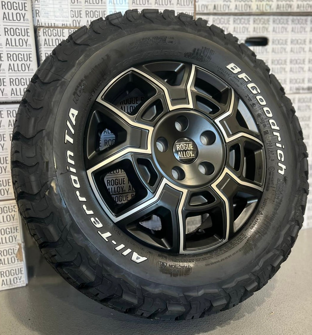 Rogue RV 15 pulgadas Negro Satinado 5x118