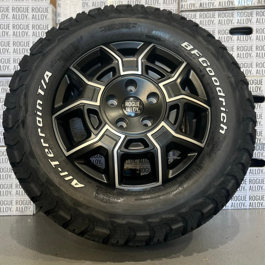 Rogue RV 15 pulgadas Negro Satinado 5x118