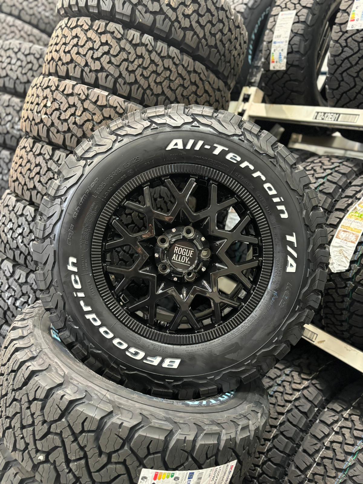 Rogue Rollex 17 inch Gloss Black 6x130