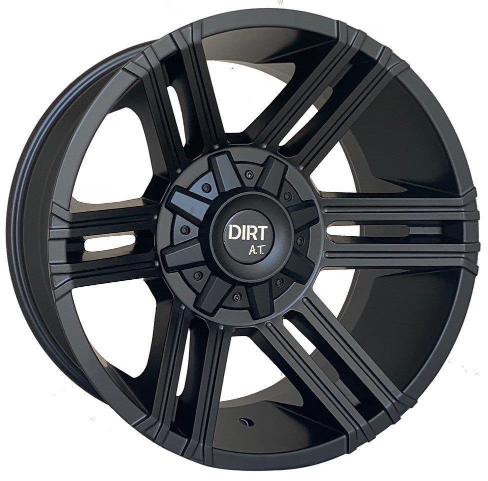 Dirt-AT D102 20 inch Flatblack 10J ET-25 5x127
