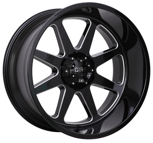 Dirt-AT D65 22 inch Glosszwart 12J ET-44 6x139.7
