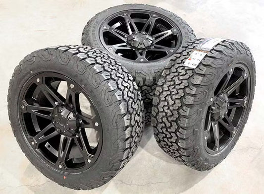 Dirt-AT D53a 20 inch Satin Black 5x139.7 — wheel for bestelwagens en campers | Loodys