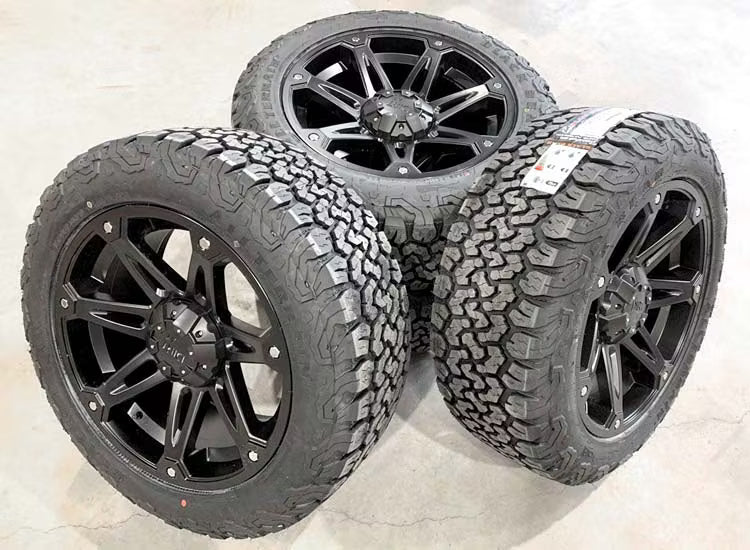 Dirt-AT D53a 20 inch Satin Black 6x139.7 — wheel for bestelwagens en campers | Loodys