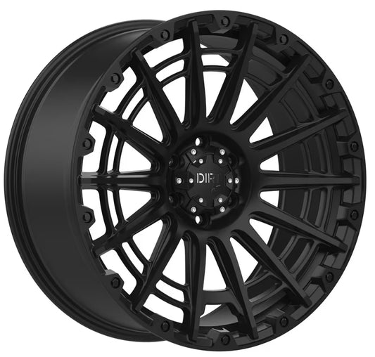Dirt-AT D56 wide 22 inch Satin Black 5x139.7 — wheel for bestelwagens en campers | Loodys