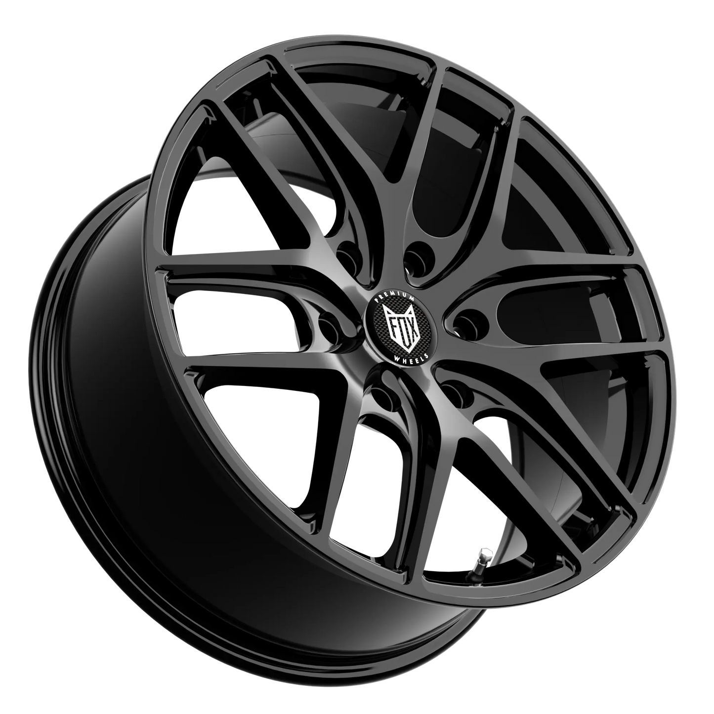 Fox WX3 18 inch Gloss Black 6x120 — wheel for Volkswagen T7 and Ford Transit (2024 - present) | Loodys