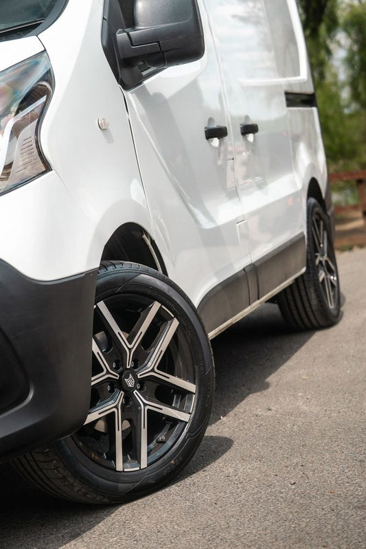 Fox WX5 16 inch Polish Black 5x160 — wheel for bestelwagens en campers | Loodys