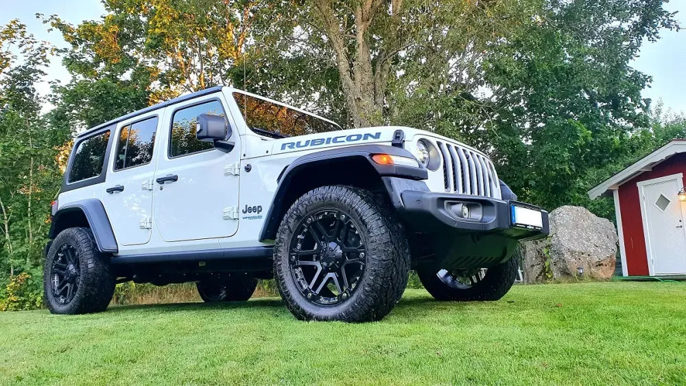 Dirt-AT D01 20 inch Satin Black 5x127 — velg voor bestelwagens en campers | Loodys