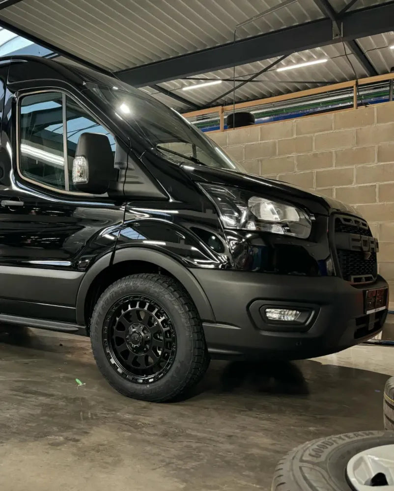 Dirt-AT D210 17 inch Satin Black 5x130 — wheel for Ducato, Boxer, Jumper, Movano Maxi 5x130, Renault Master, Opel Movano | Loodys