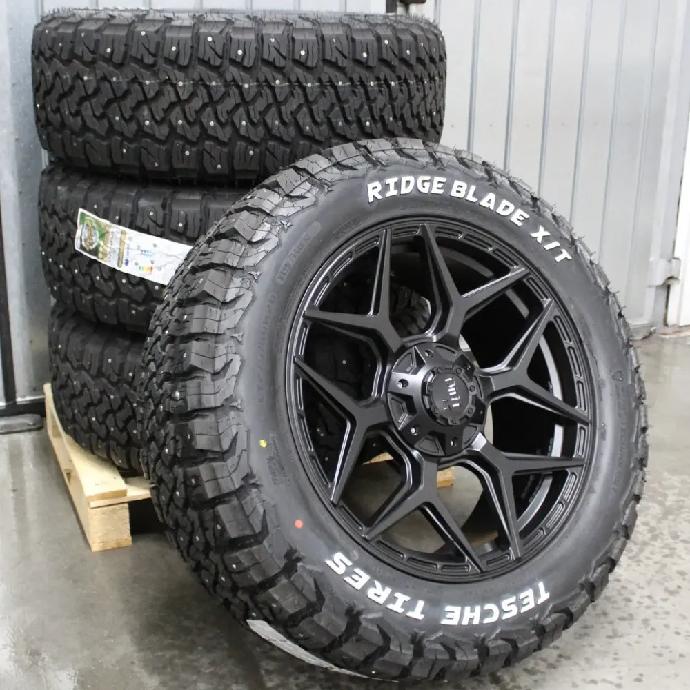 Dirt-AT D44 wide 20 inch Satin Black 6x139.7 — wheel for bestelwagens en campers | Loodys