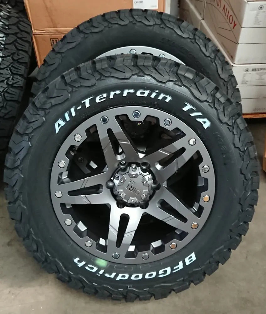 Dirt-AT D66 20 inch Satin Grey 6x139.7