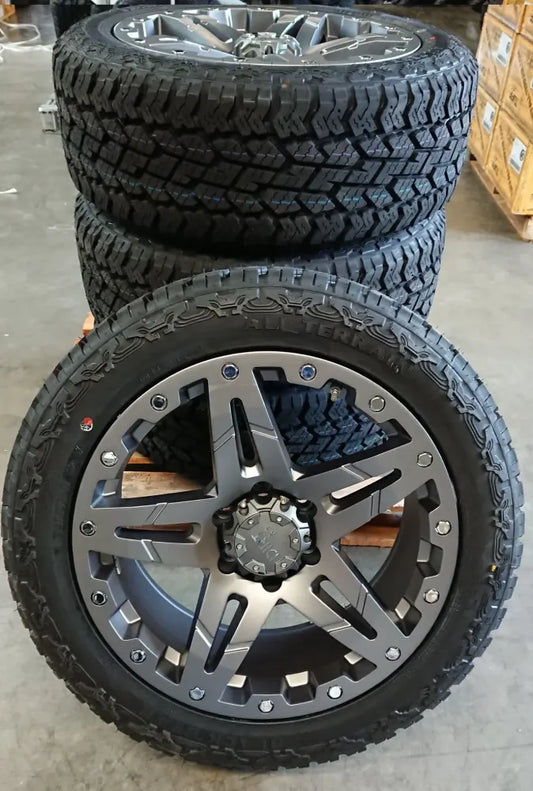 Dirt-AT D66 17 inch Satin Grey 6x139.7 — wheel for bestelwagens en campers | Loodys