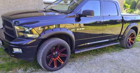 Dirt-AT D88 Wide 22 inch Gloss Black Red 5x139.7 — wheel for bestelwagens en campers | Loodys