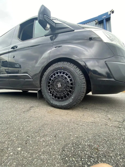 Fox ADV 17 inch Satin Black 5x130 — wheel for Ducato, Boxer, Jumper, Movano Maxi 5x130, Renault Master, Opel Movano | Loodys