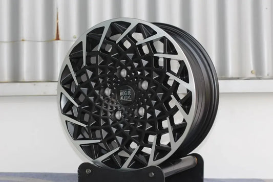Rogue Revolution 16 inch Satin Black Silver Lip 5x118 — wheel for Ducato, Boxer, Jumper, Movano, Iveco Daily (2006 - present) | Loodys