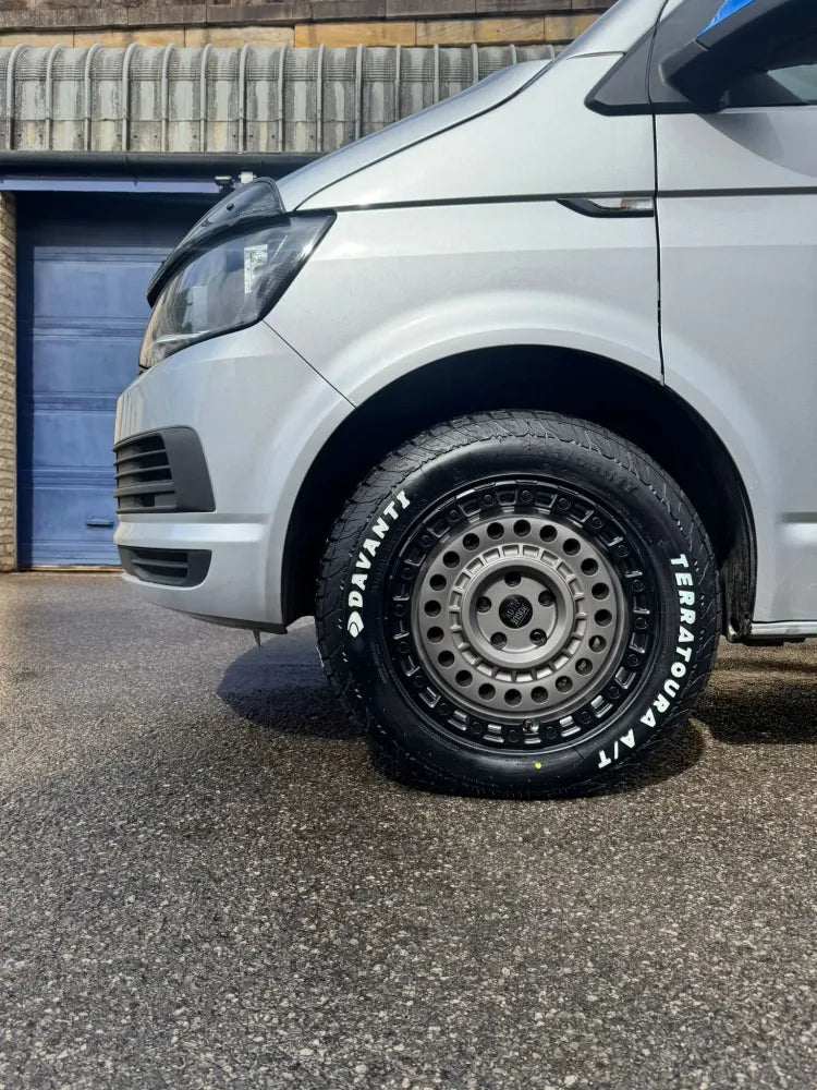 Complete Wheel Set — Rogue Rocky 16 inch Satin Grey 5x118 (Ducato / Boxer / Jumper)