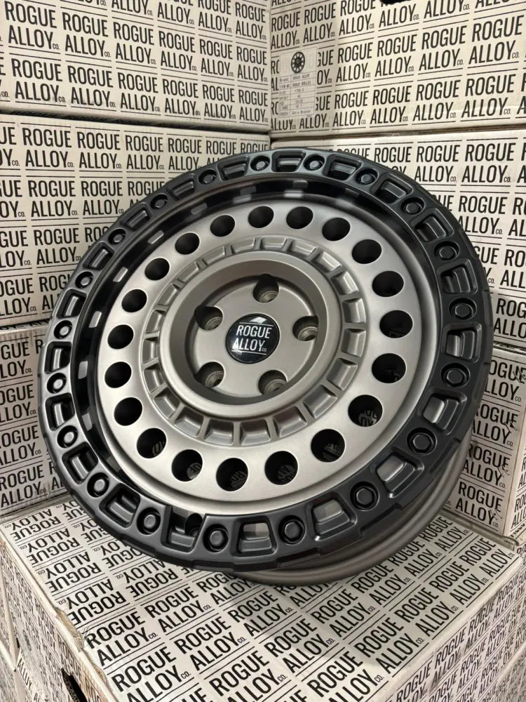 Complete Wheel Set — Rogue Rocky 16 inch Satin Grey 5x118 (Ducato / Boxer / Jumper)