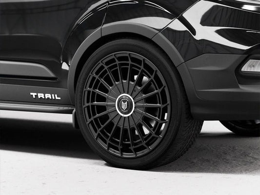 Fox WX1 18 inch Satin Black Silver Lip 5x118 — wheel for Ducato, Boxer, Jumper, Movano, Iveco Daily (2006 - present) | Loodys