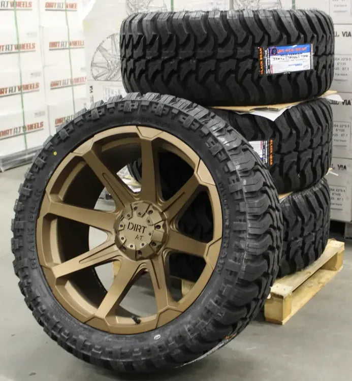 Dirt-AT D05 22 inch Satin Bronze 5x139.7 — wheel for bestelwagens en campers | Loodys