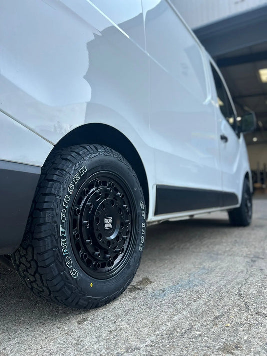 Complete Wheel Set — Rogue CC1 16 inch Satin Black 5x118 (Ducato / Boxer / Jumper)