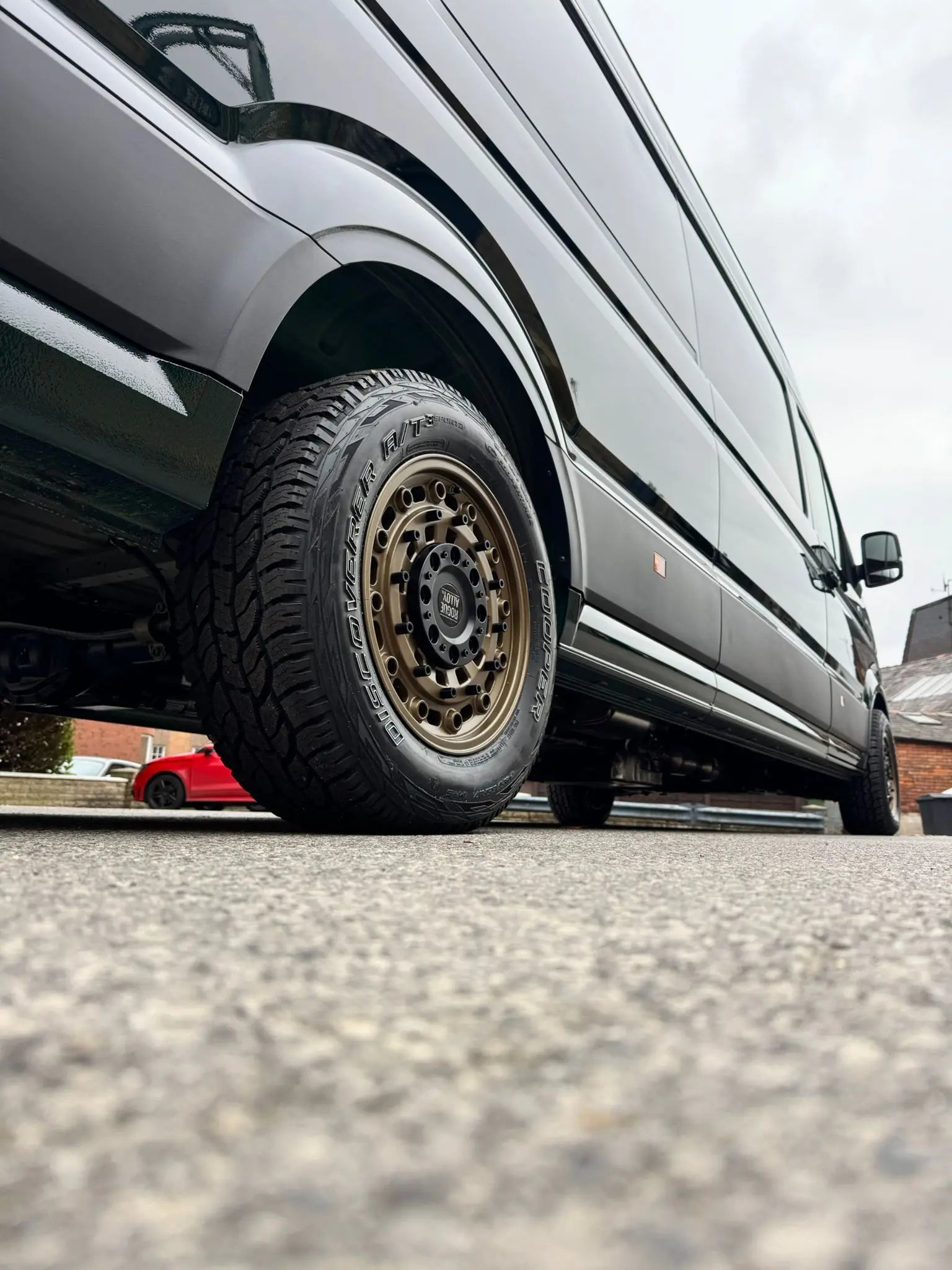 Complete Wheel Set — Rogue CC1 17 inch Satin Bronze 5x120 (Crafter II / MAN TGE)