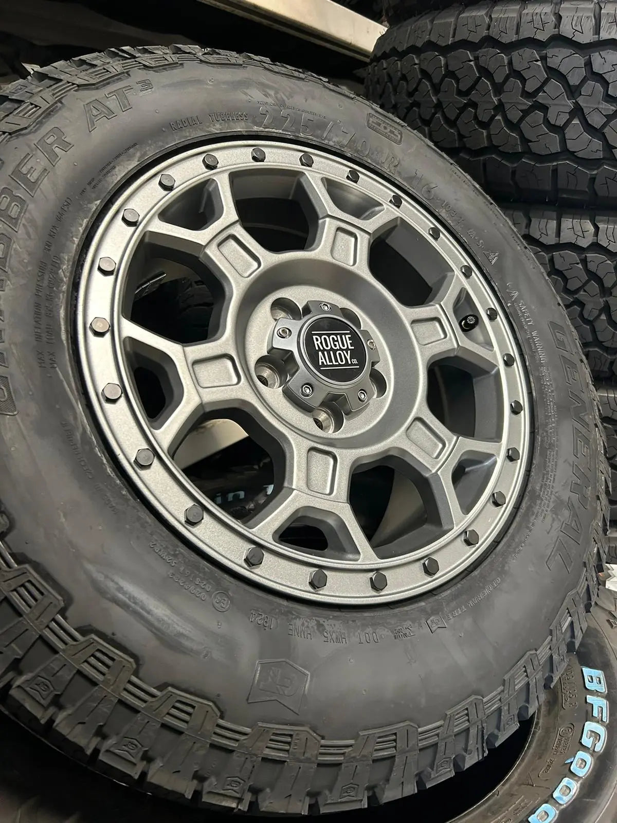 Rogue CC2 16 inch Satin Grey 5x118