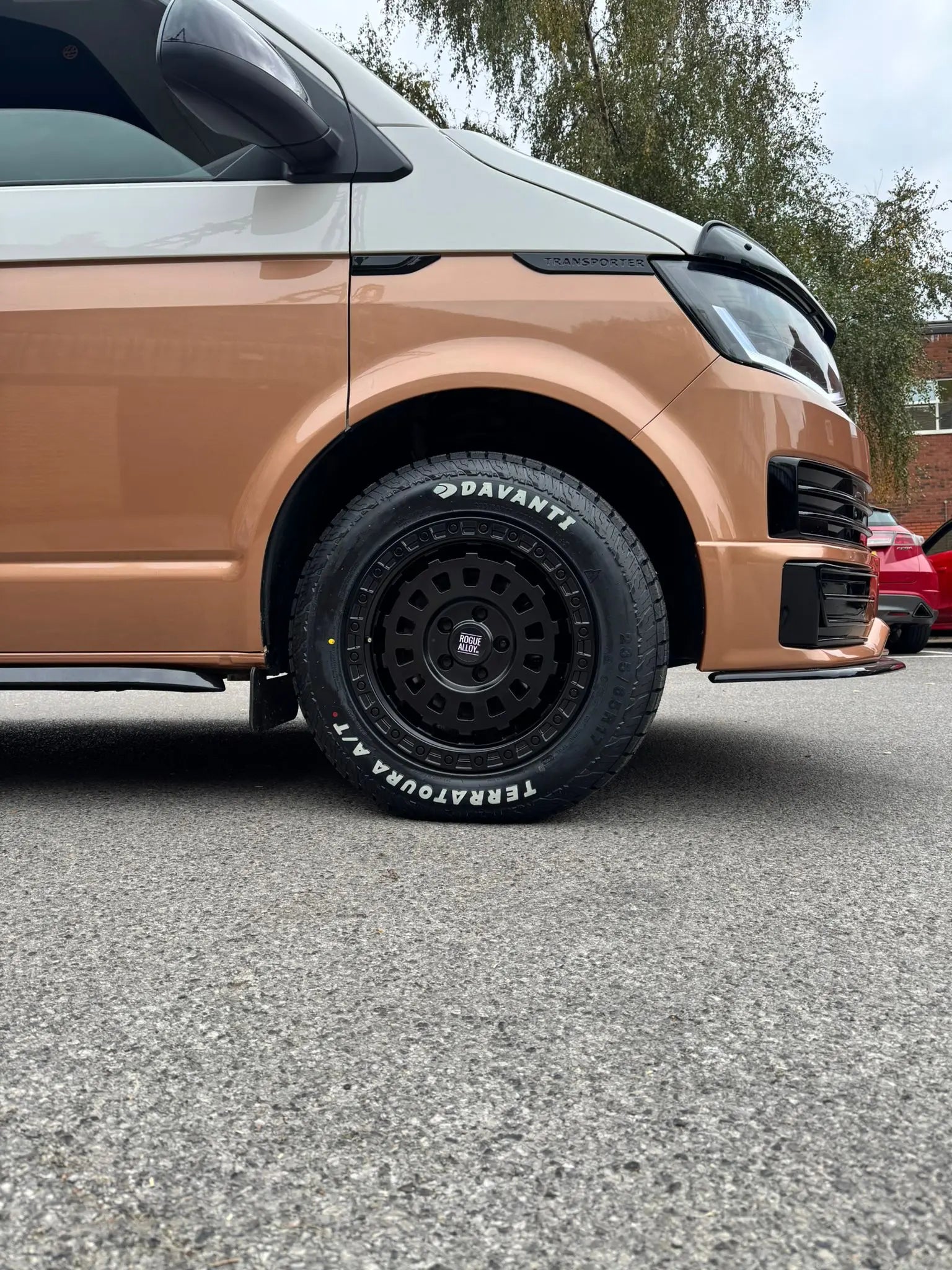 Complete Wheel Set — Rogue CC3 17 inch Satin Black 5x120 (Crafter II / MAN TGE)