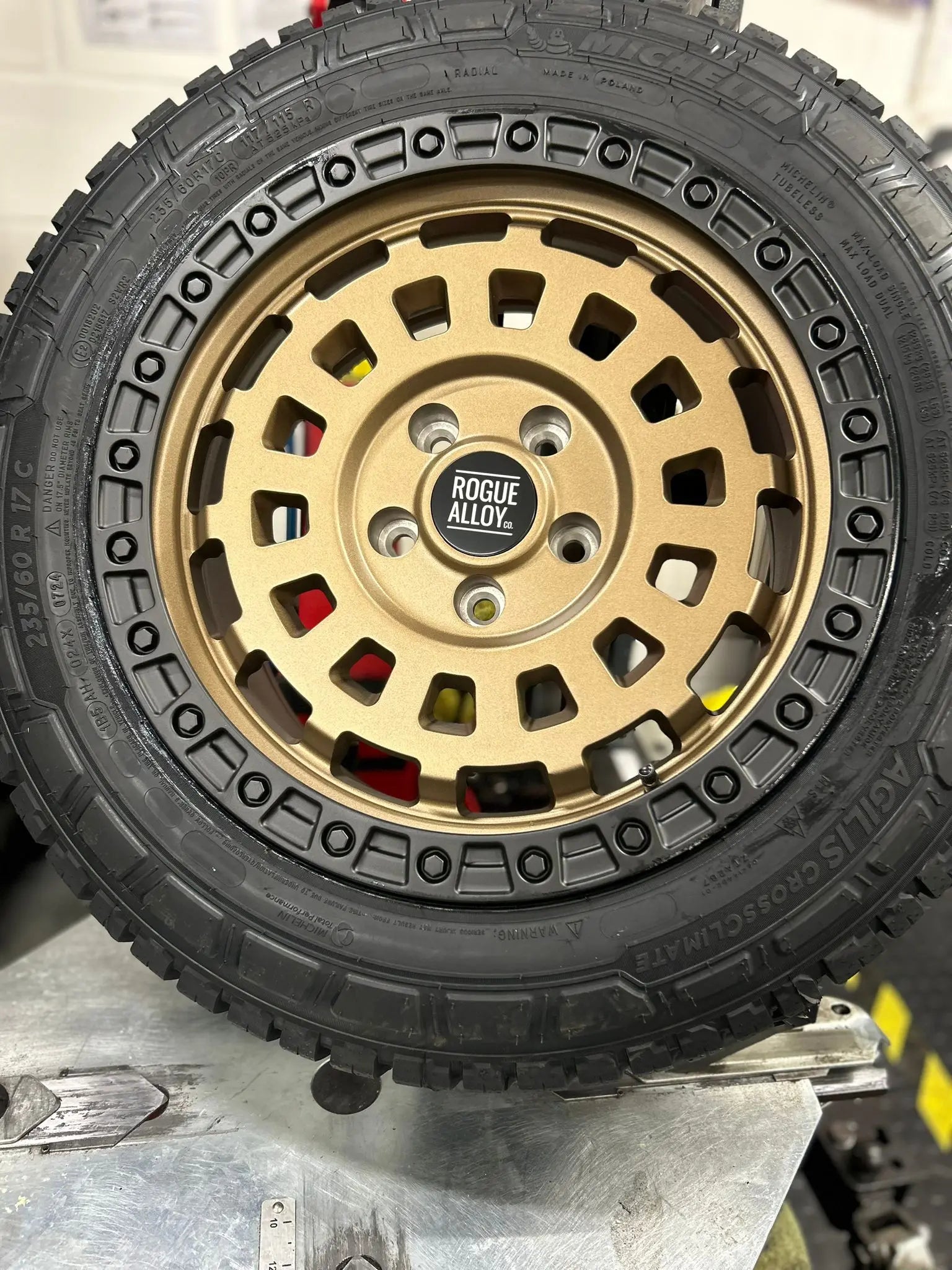 Complete Wheel Set — Rogue CC3 17 inch Satin Bronze 5x120 (Crafter II / MAN TGE)