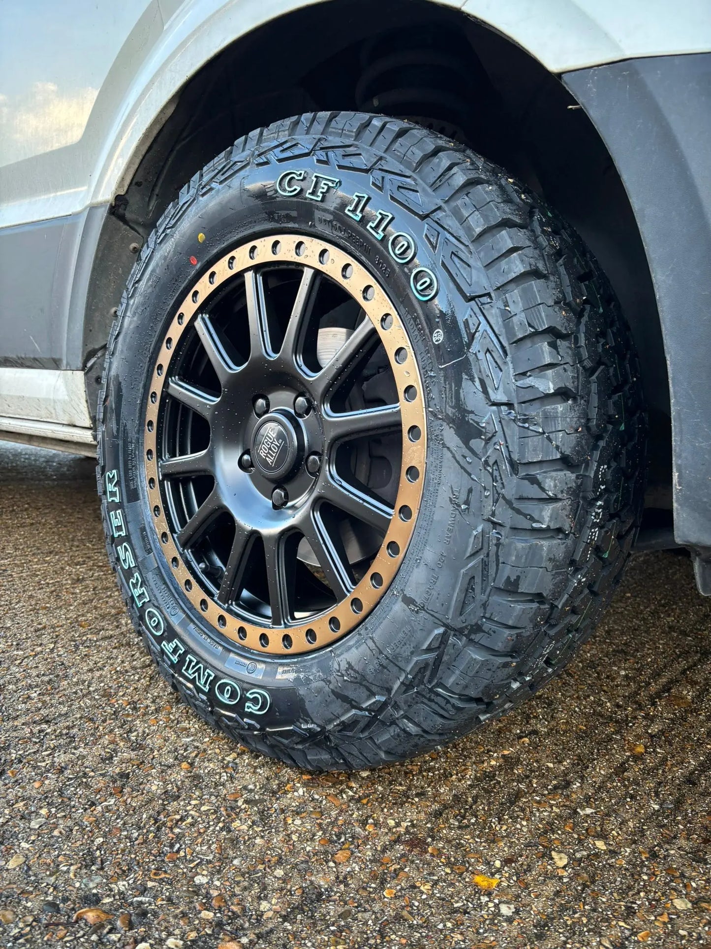 Rogue George 17 inch Satin Black Bronze Lip 6x130