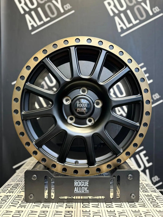 Rogue George 16 inch Satin Black Bronze Lip 5x130 — wheel for Ducato, Boxer, Jumper, Movano Maxi 5x130, Renault Master, Opel Movano | Loodys