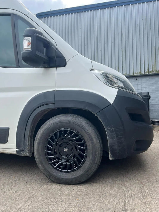 Rogue LC1 16 inch Gloss Black 5x118 — wheel for Ducato, Boxer, Jumper, Movano, Iveco Daily (2006 - present) | Loodys