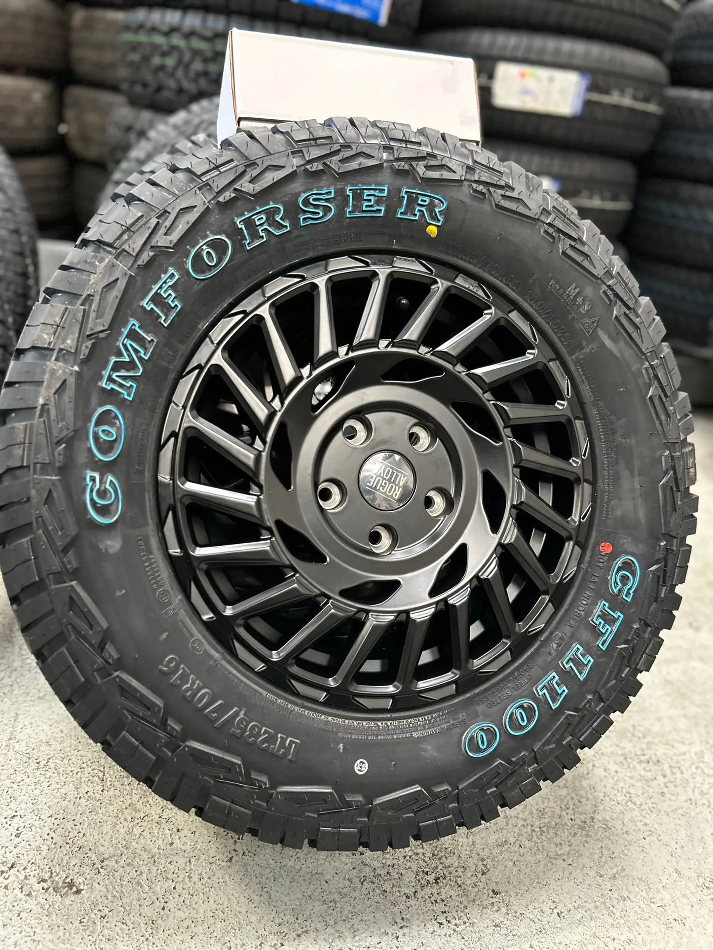 Rogue LC1 16 pulgadas Negro satinado 5x120