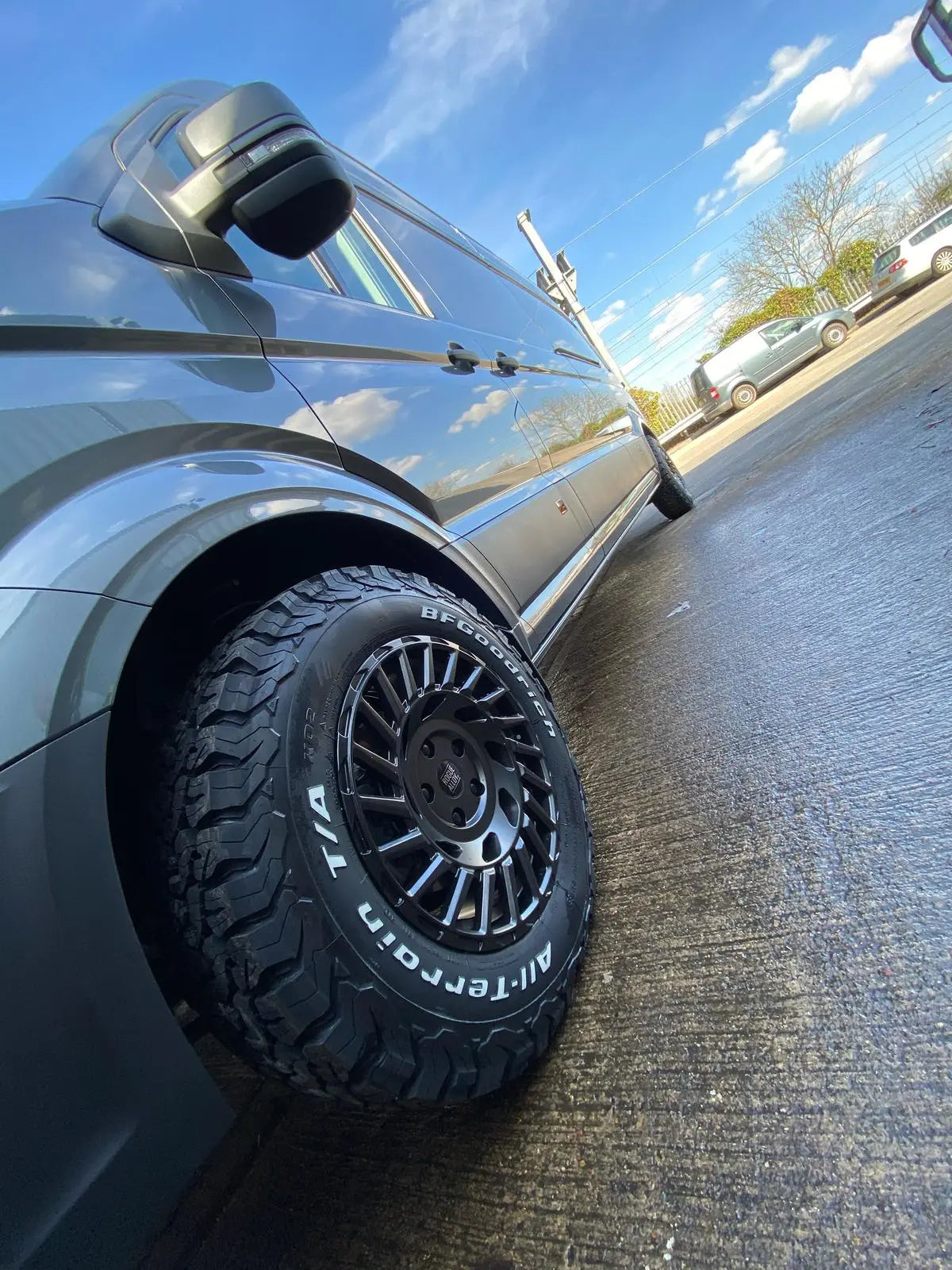Rogue LC1 17 inch Satin Black 5x120 — wheel for Volkswagen T5, T6, T7, Crafter II (2017 - present) and MAN TGE | Loodys