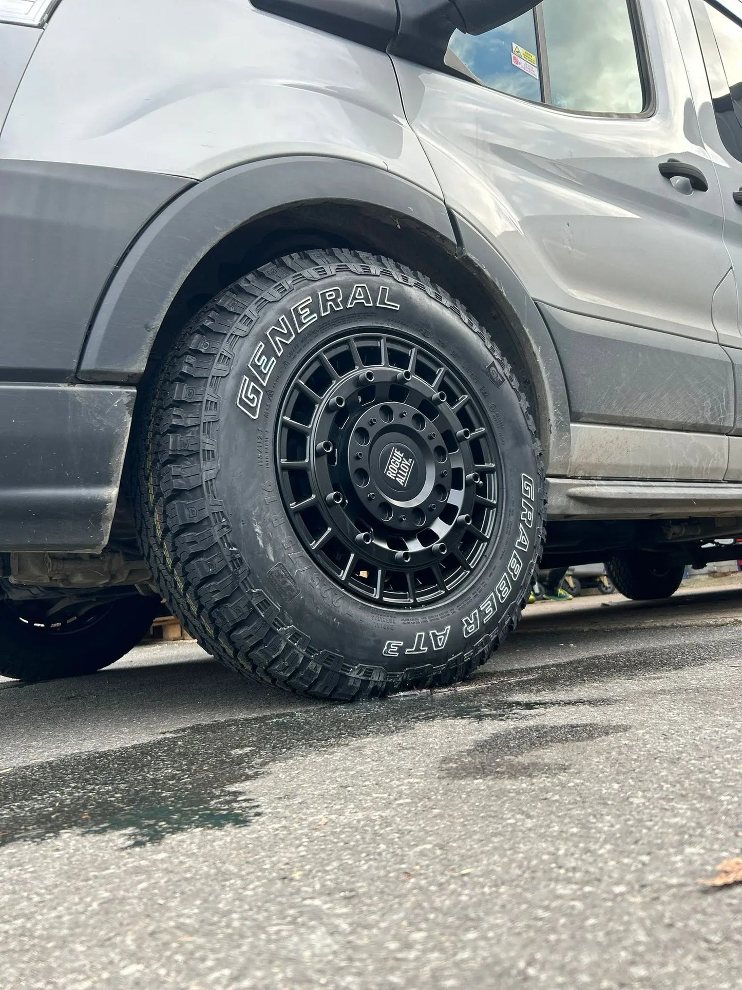 Rogue Renegade 16 inch Satin Black 5x130 — wheel for Ducato, Boxer, Jumper, Movano Maxi 5x130, Renault Master, Opel Movano | Loodys