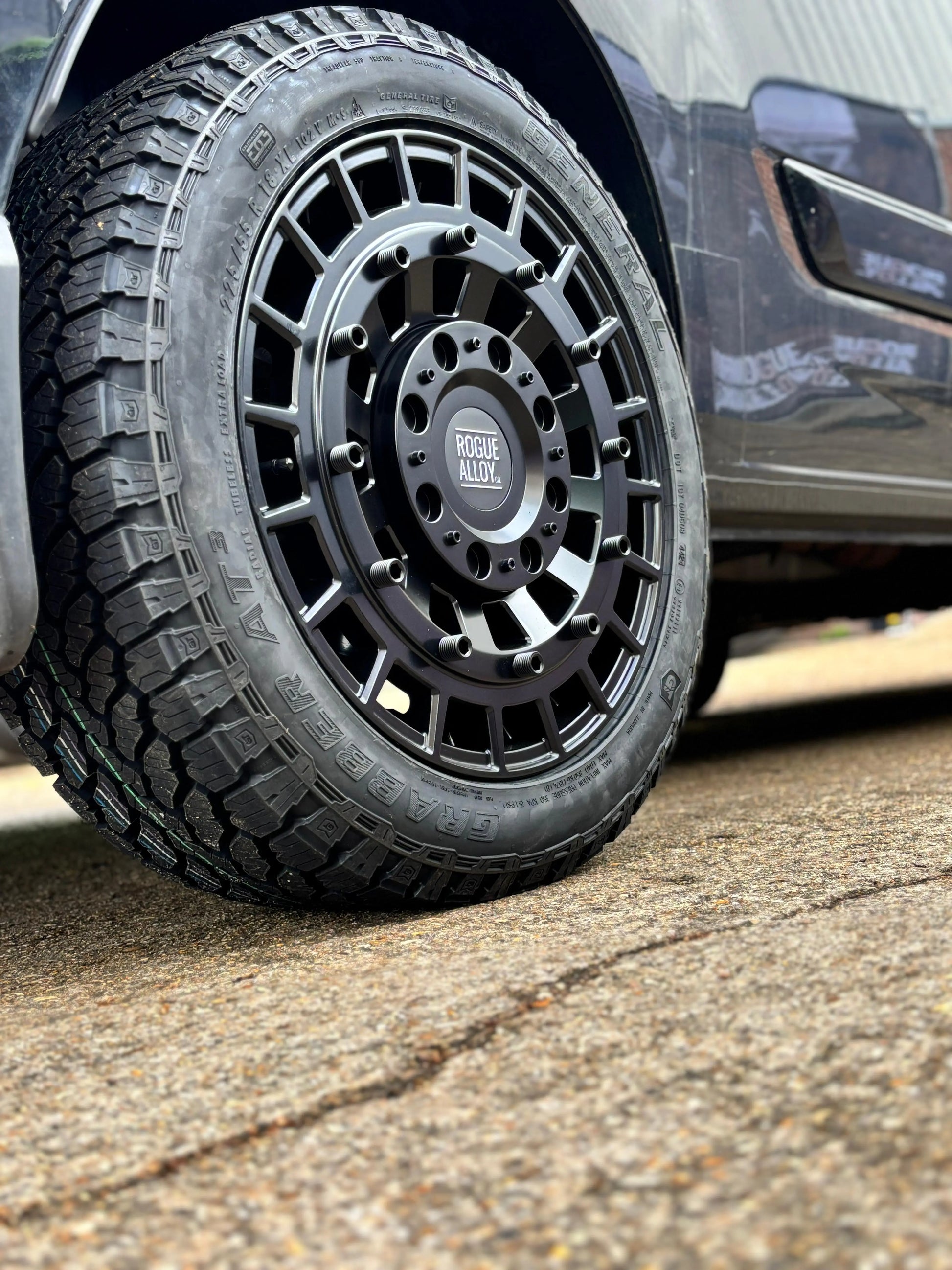 Rogue Renegade 18 inch Satin Black 5x118 — wheel for Ducato, Boxer, Jumper, Movano, Iveco Daily (2006 - present) | Loodys