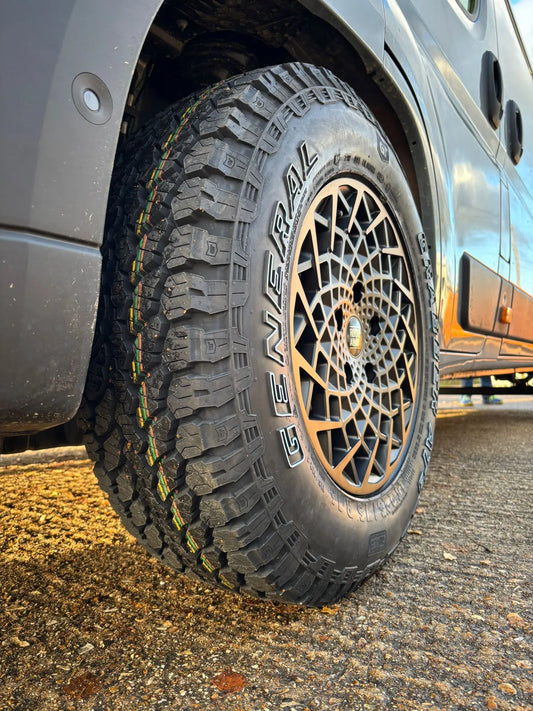 Rogue Revolution 16 inch Satin Black Bronze Lip 5x130 — wheel for Ducato, Boxer, Jumper, Movano Maxi 5x130, Renault Master, Opel Movano | Loodys
