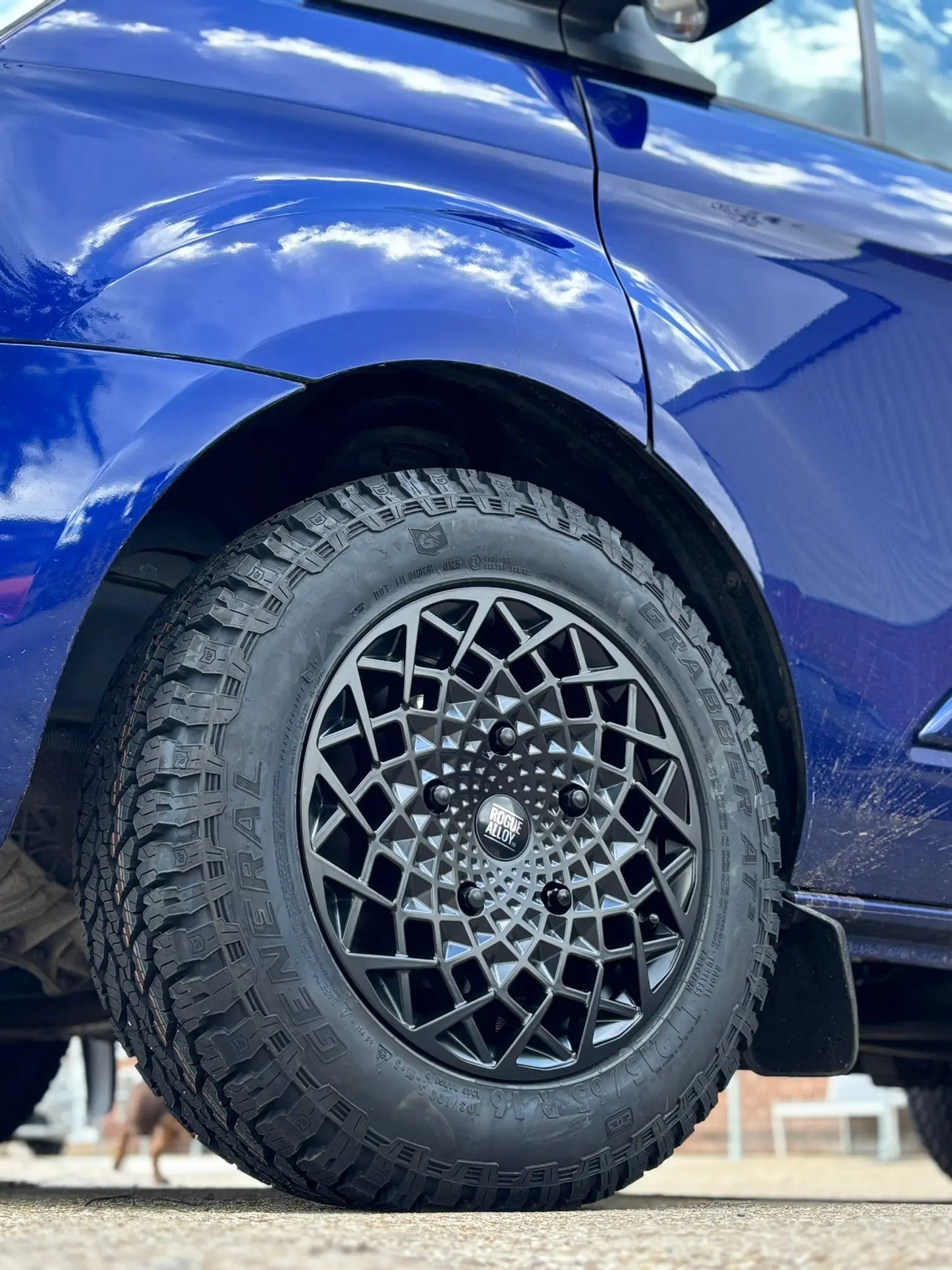 Rogue Revolution 17 inch Satin Black 5x120 — wheel for Ducato, Boxer, Jumper, Movano, Iveco Daily (2006 - present) | Loodys