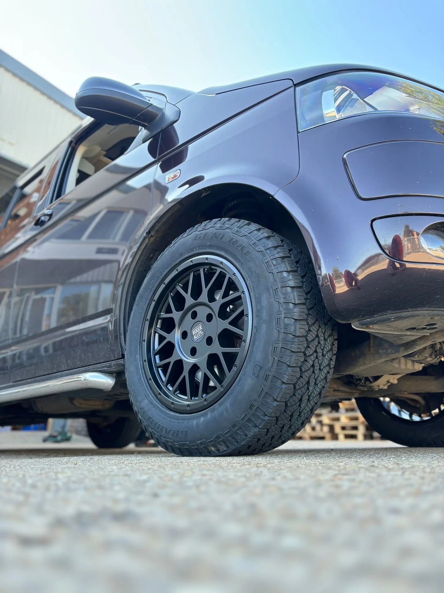 Rogue Ridge 17 inch Satin Black 5x130