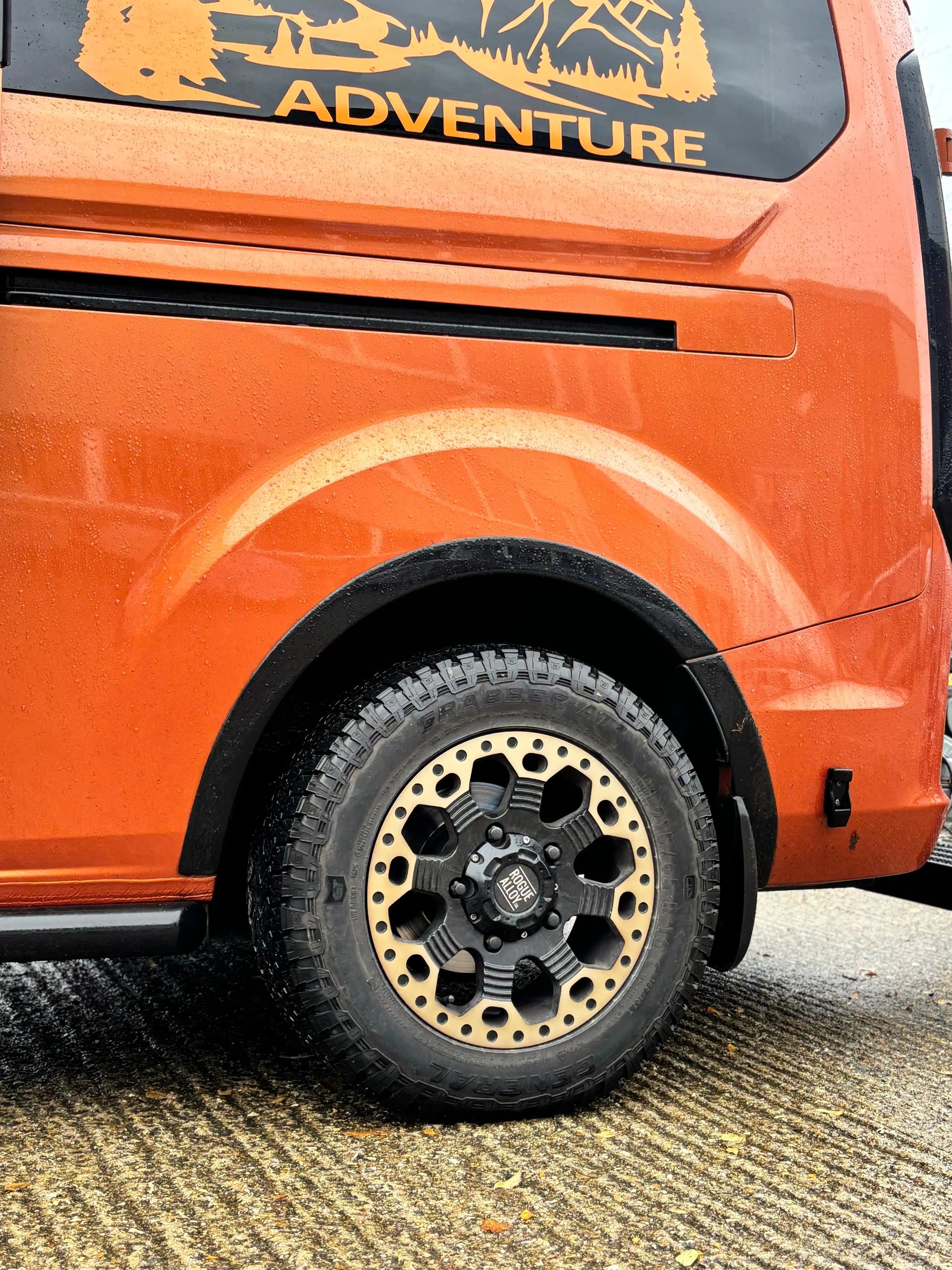 Complete Wheel Set — Rogue Robust 2 16 inch Satin Black Bronze Lip 5x118 (Ducato / Boxer / Jumper)