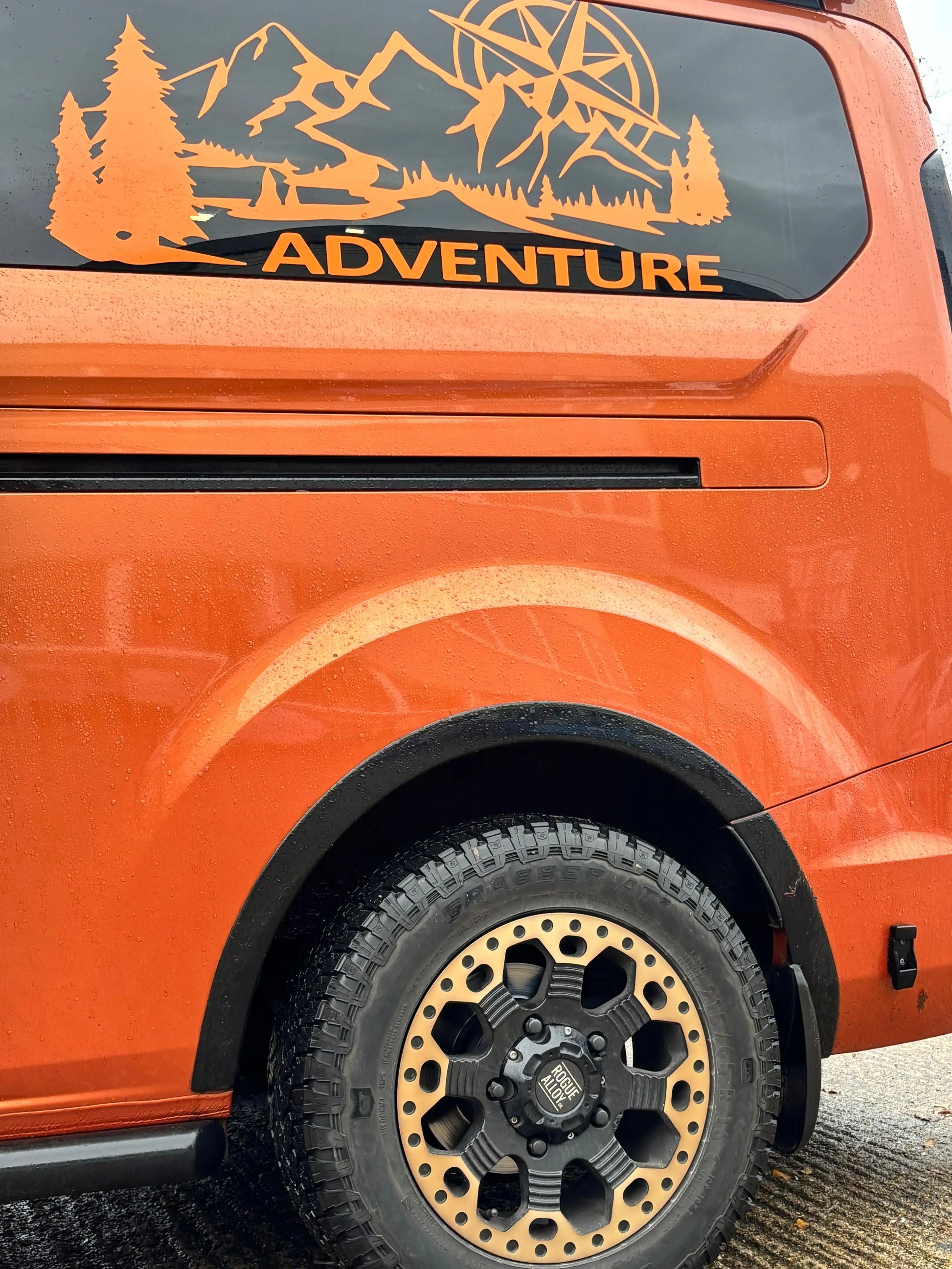 Complete Wheel Set — Rogue Robust 2 16 inch Satin Black Bronze Lip 5x130 (Ducato Maxi / Boxer / Jumper Maxi)