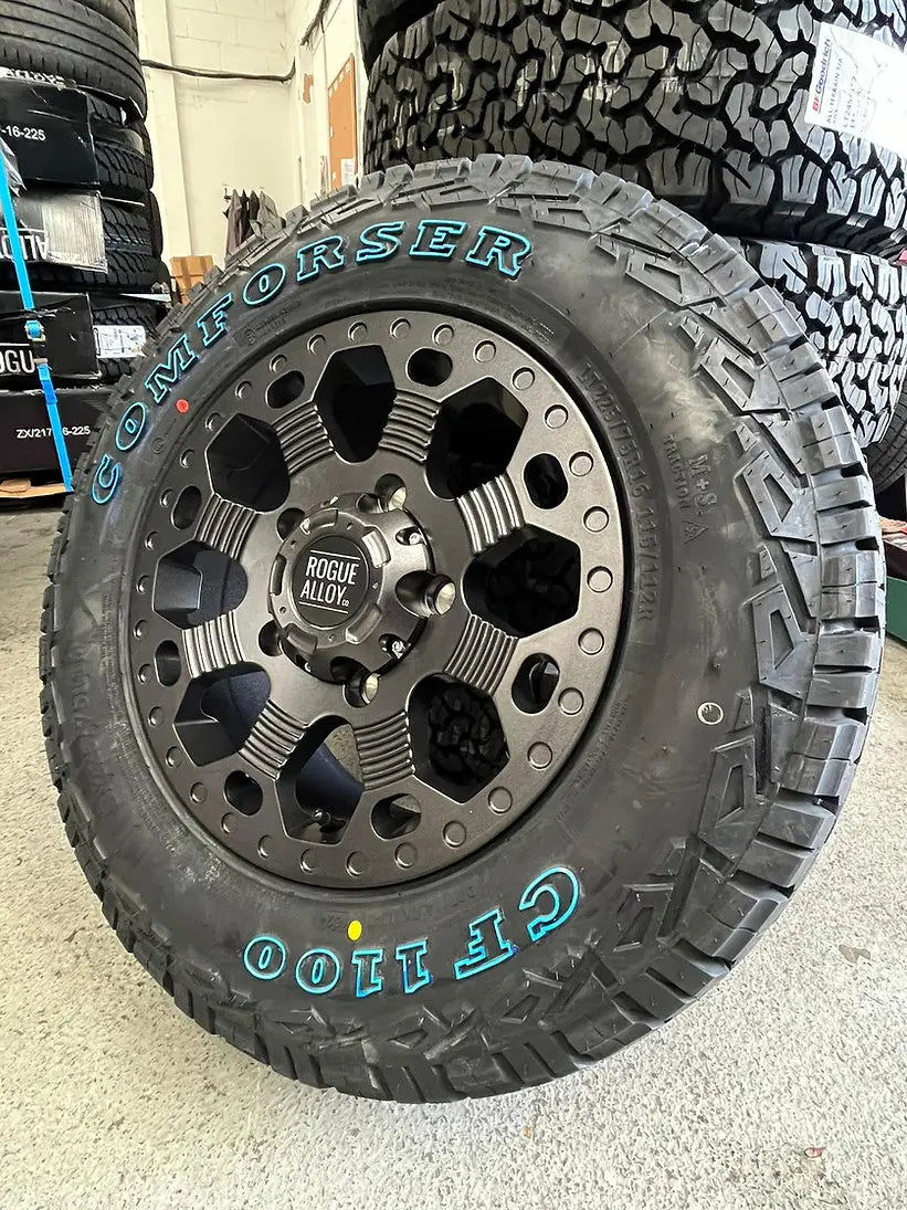 Complete Wheel Set — Rogue Robust 2 16 inch Satin Grey 5x118 (Ducato / Boxer / Jumper)