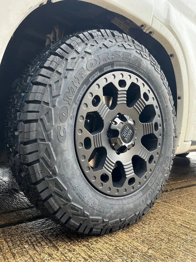 Complete Wheel Set — Rogue Robust 2 16 inch Satin Grey 5x118 (Ducato / Boxer / Jumper)