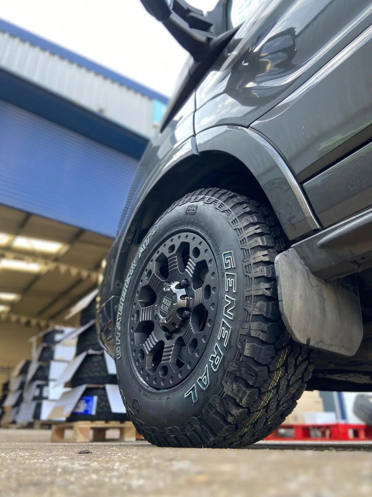Complete Wheel Set — Rogue Robust 2 16 inch Satin Grey 5x130 (Ducato Maxi / Boxer / Jumper Maxi)