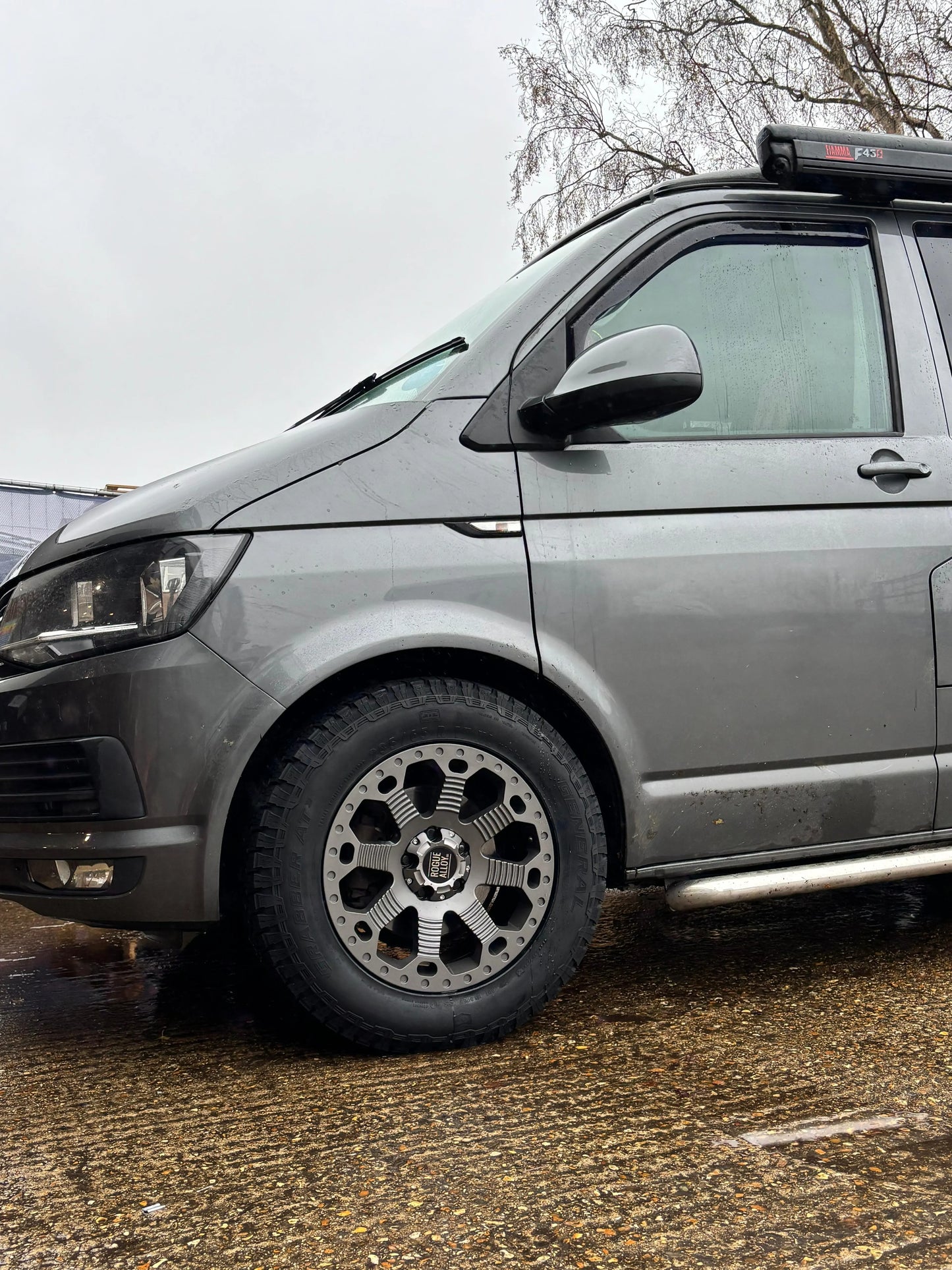 Complete Wheel Set — Rogue Robust 2 17 inch Satin Grey 5x120 (Crafter II / MAN TGE)