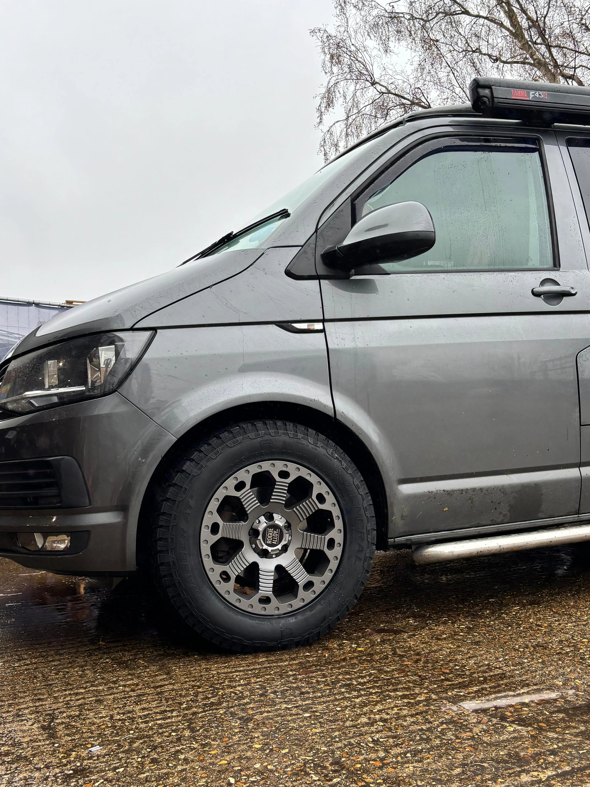Complete Wheel Set — Rogue Robust 2 17 inch Satin Grey 5x120 (Crafter II / MAN TGE)