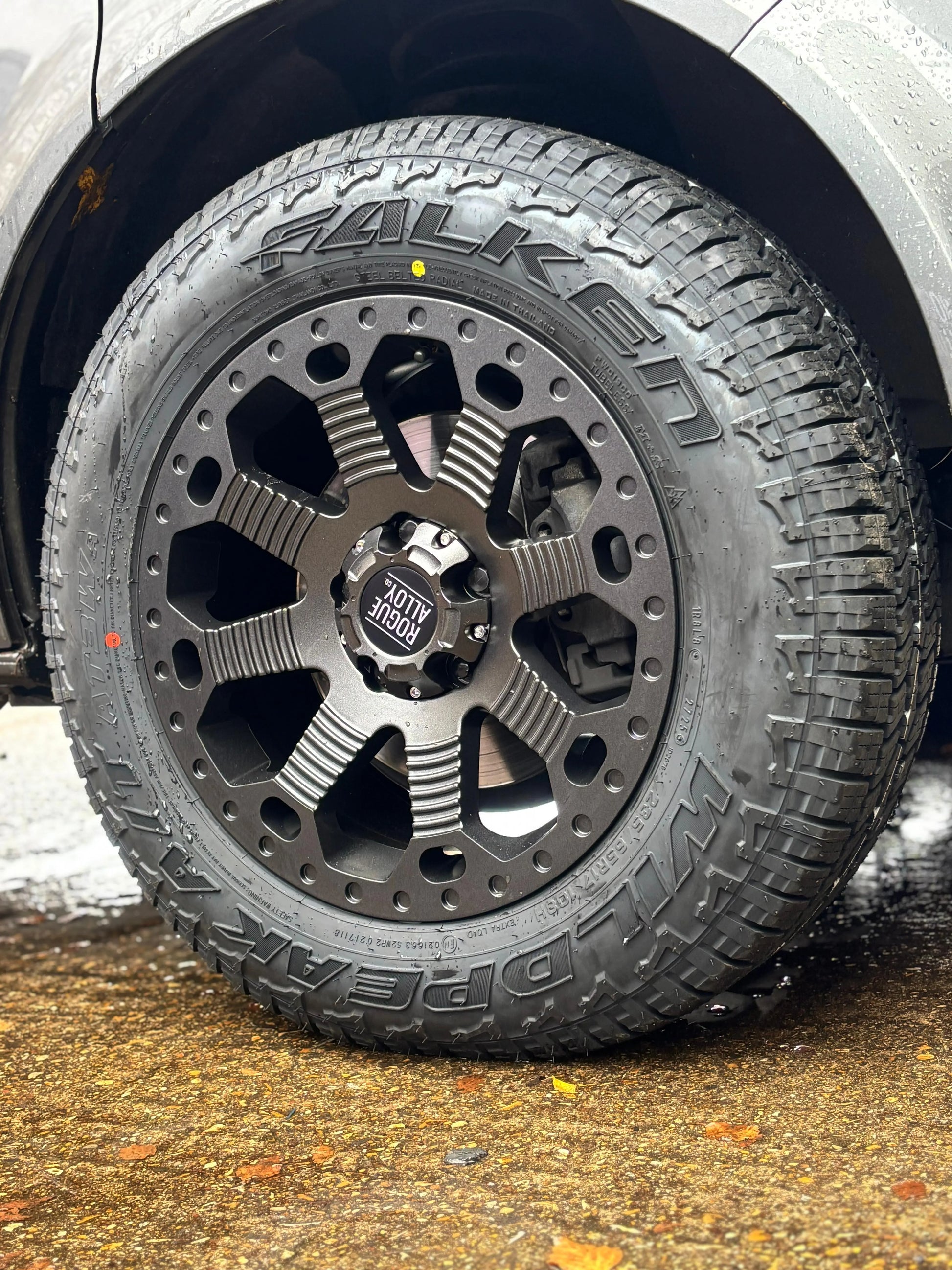 Complete Wheel Set — Rogue Robust 2 17 inch Satin Grey 5x120 (Crafter II / MAN TGE)